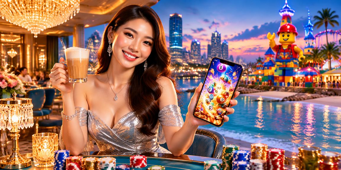 Suasana permainan nombor dan loteri Malaysia yang meriah dalam persekitaran tempatan
